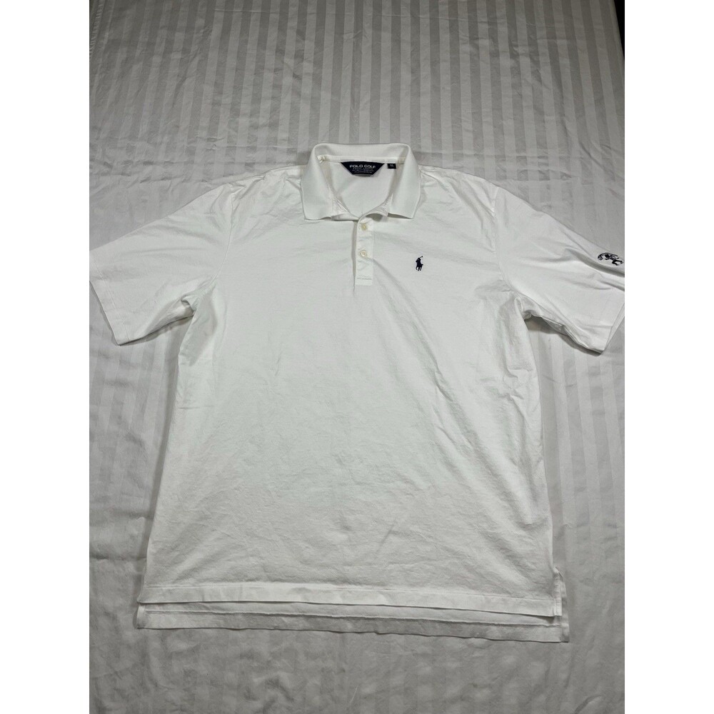 Polo Golf Ralph Lauren Penn State PSU Polo Size XL. White. Old Lion Logo